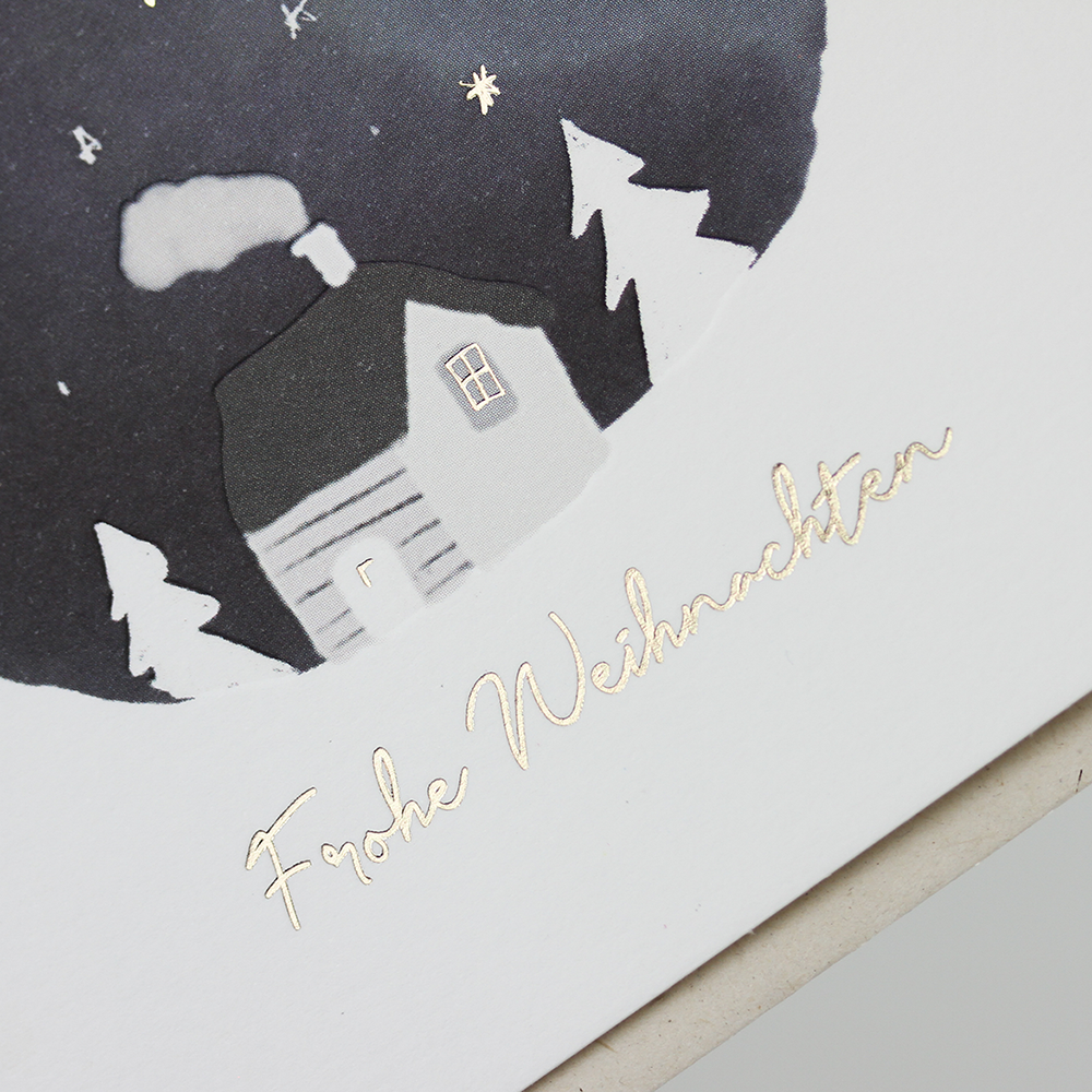 einzigARTig Doppelkarte "Frohe Weihnachten"