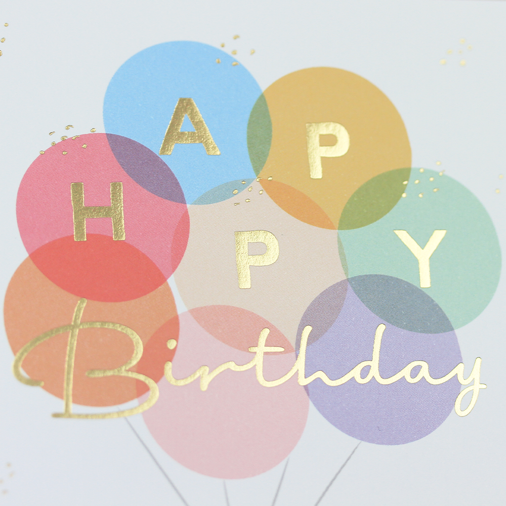 QuadrART Doppelkarte "Happy Birthday"