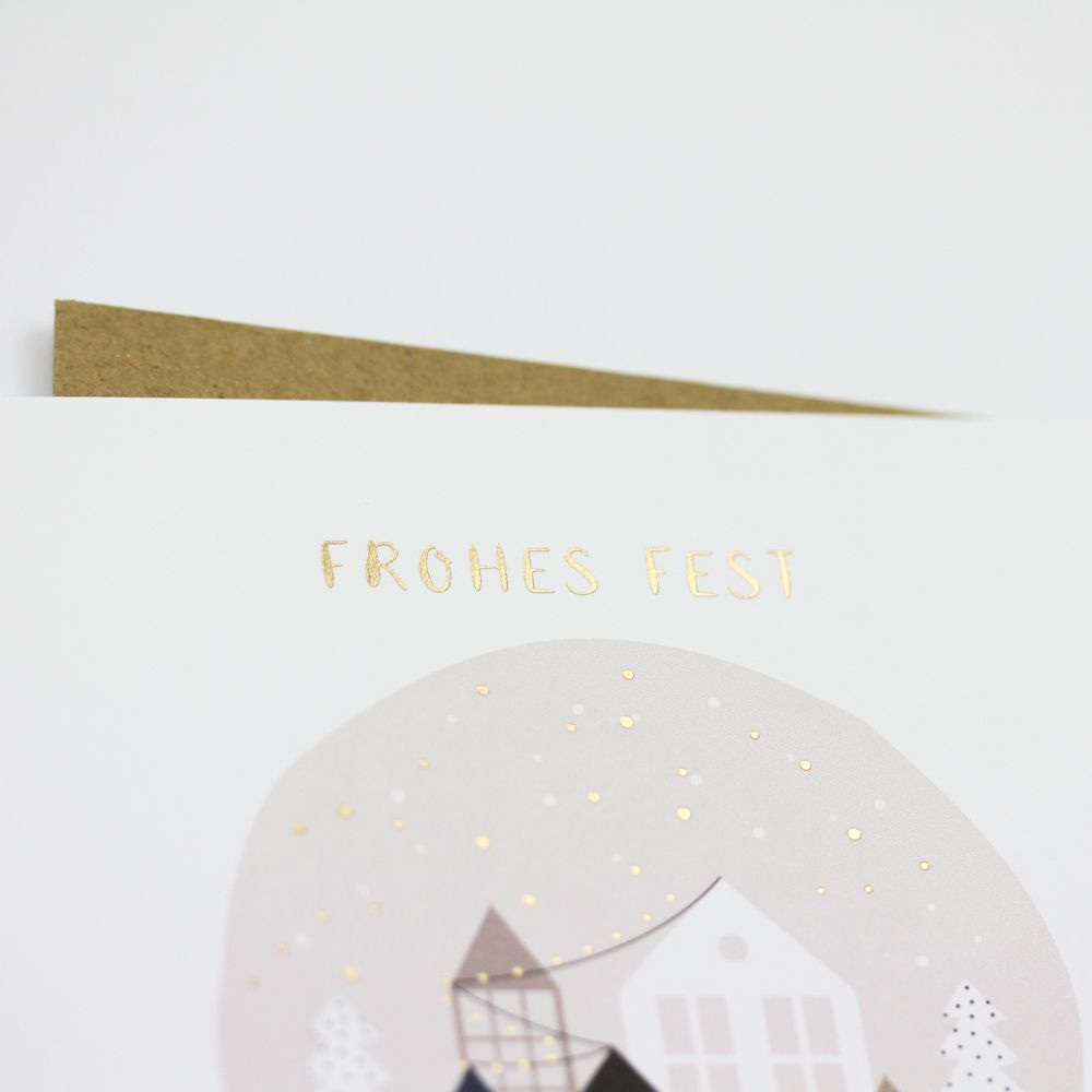 QuadrART Doppelkarte "Frohes Fest"