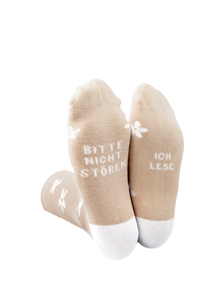 Coole Socke "Bitte nicht stören, ich lese" | Größe 36-40