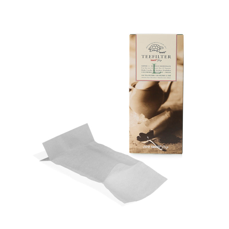 Papierfilter teeli® flip M | 100 Stück