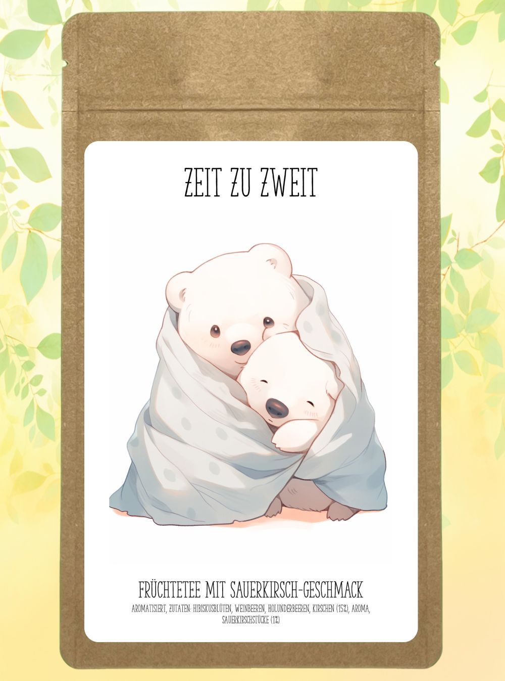 Früchtetee "Zeit zu zweit" mit Sauerkirsch- Geschmack