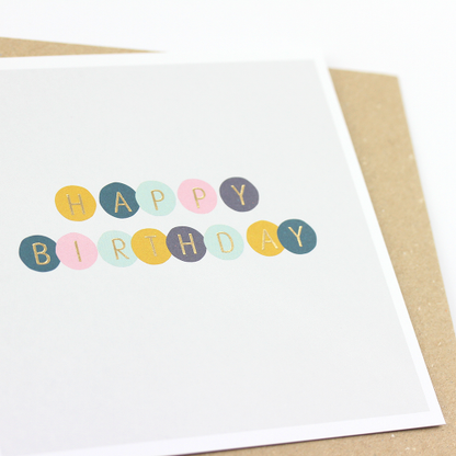 QuadrART Doppelkarte "Happy Birthday"